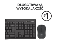 Logitech MK295 Silent Wireless grafitowy - 595519 - zdjęcie 12